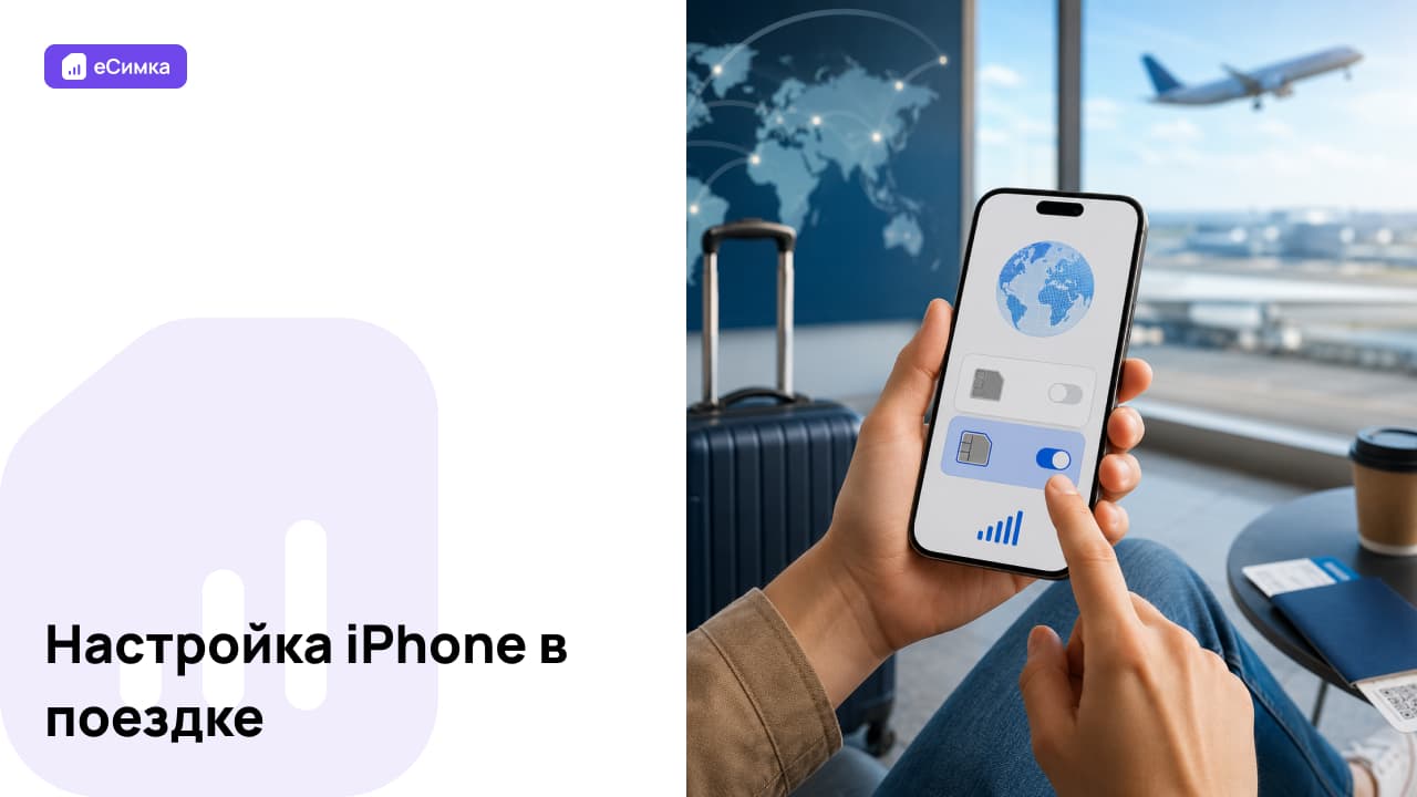 Настройка iPhone в поездке