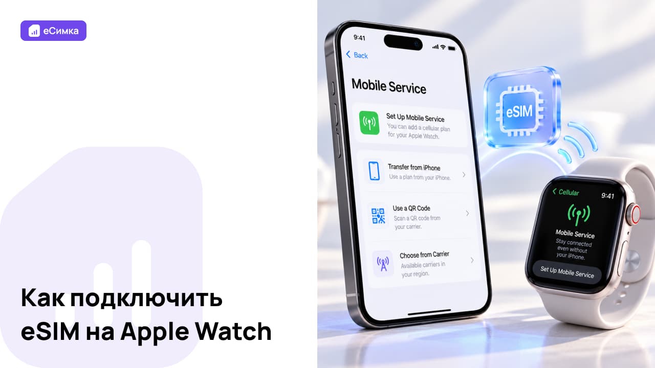 eSIM в Apple Watch