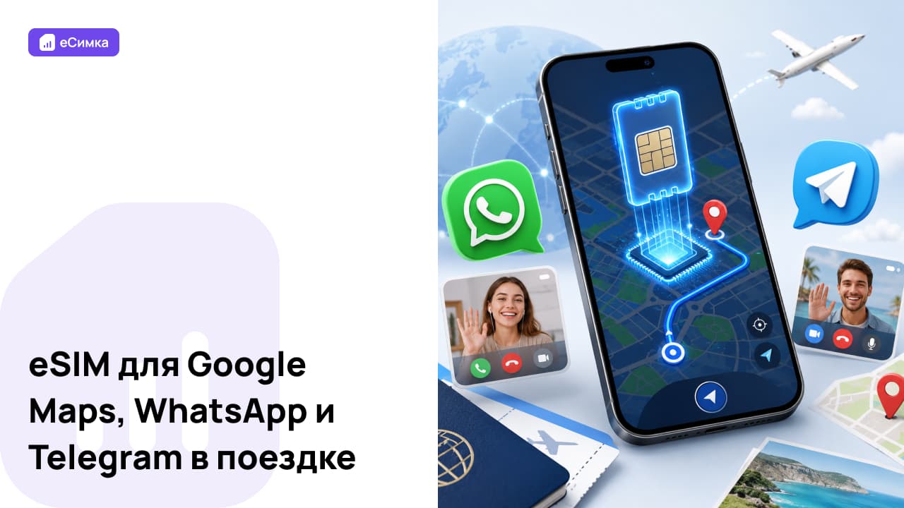 eSIM для Google Maps