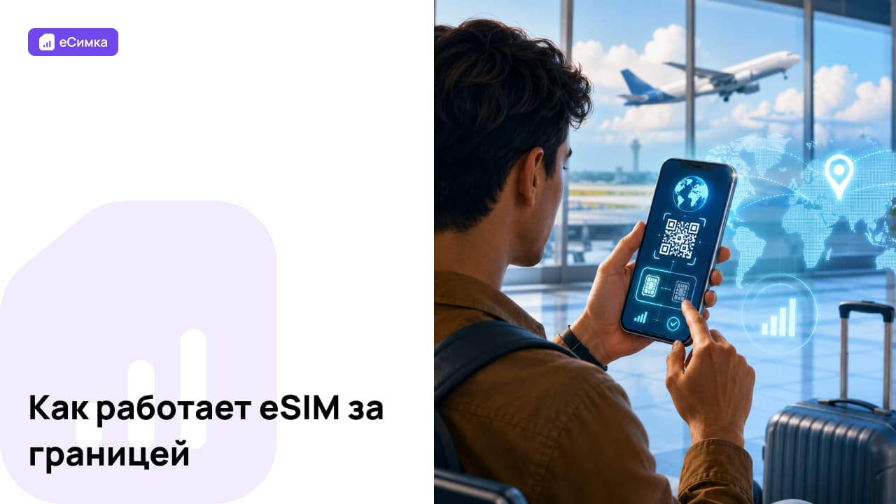 Как работает eSIM за границей