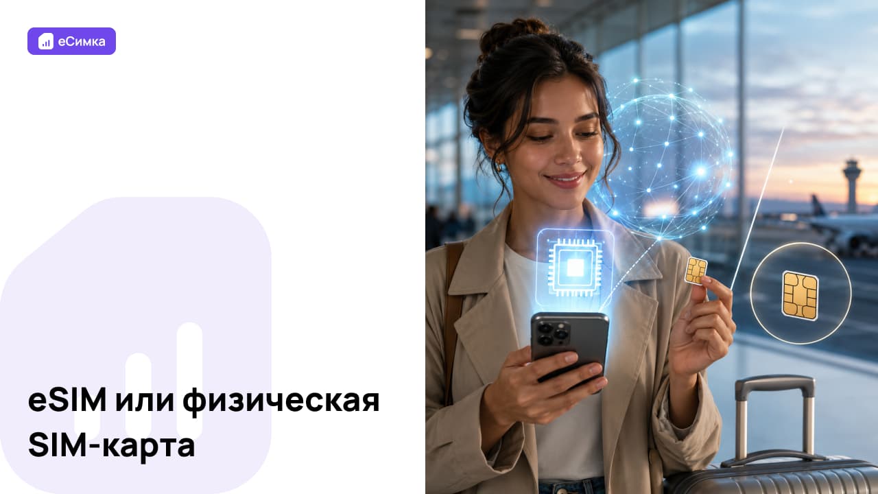 eSIM или физическая SIM-карта