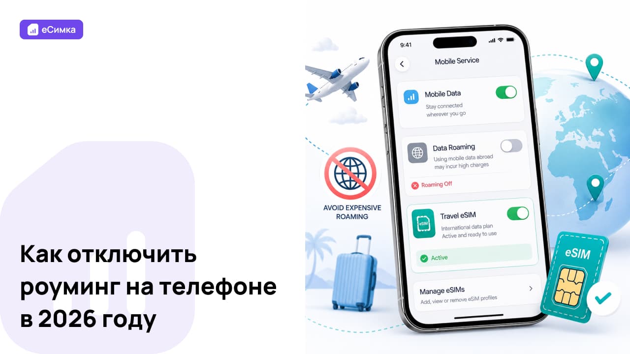 Как отключить роуминг